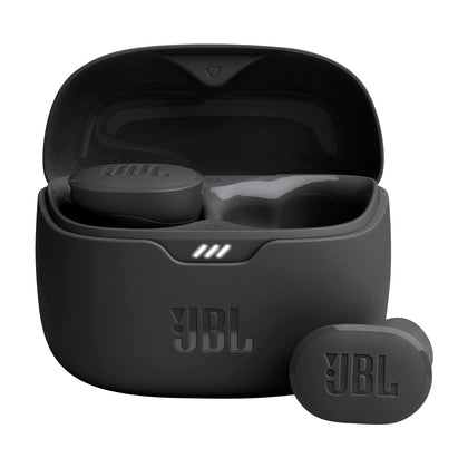 JBL Tune Buds earbuds delivering rich bass for on-the-go listening.