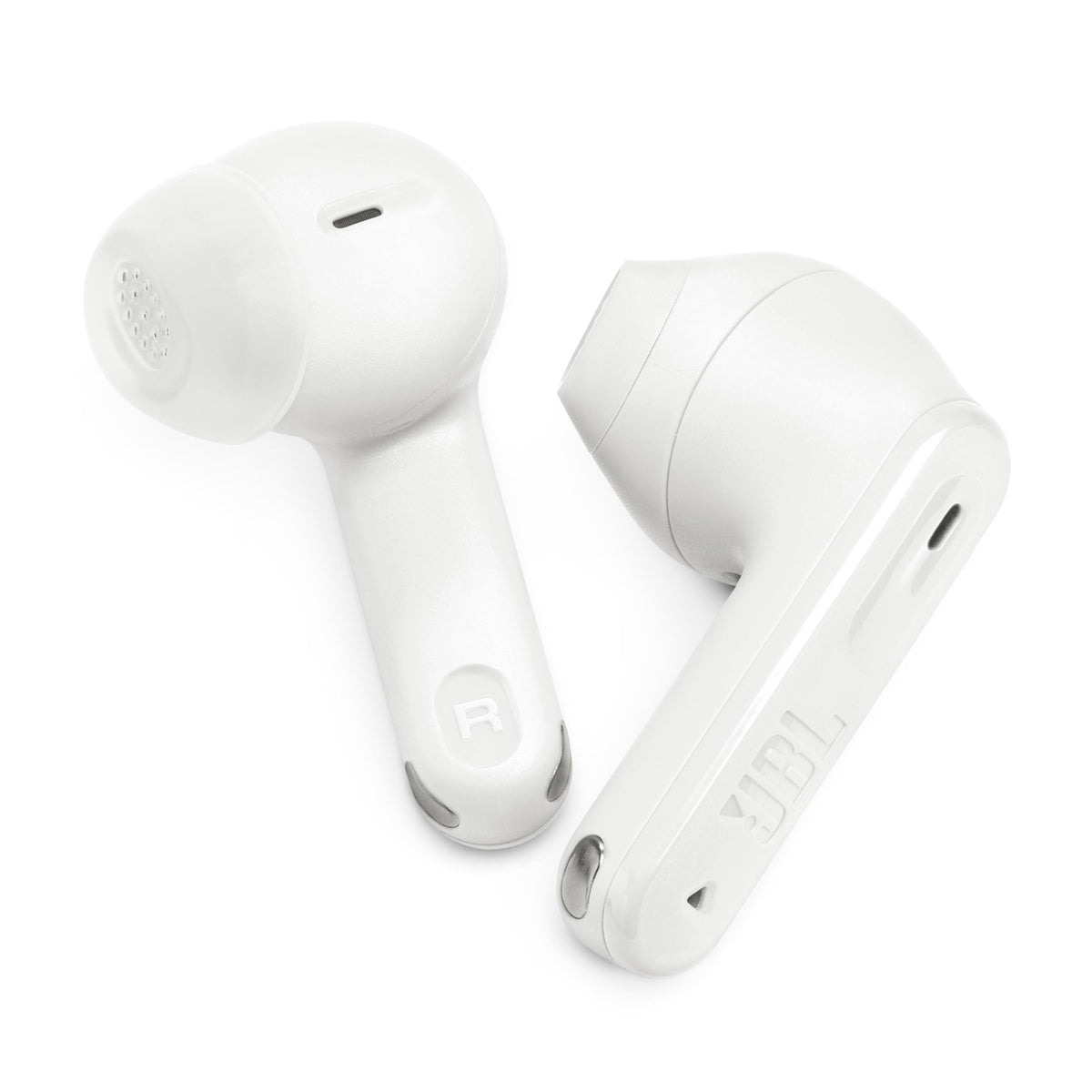JBL Tune Flex 2 case open showing charging lid, ready for all-day energy