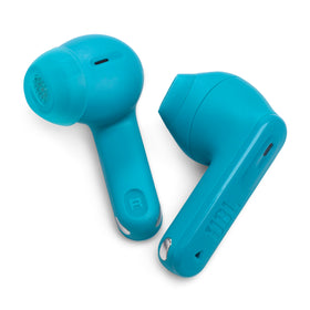 Charging case for JBL Tune Flex 2 in teal, compact and portable.
