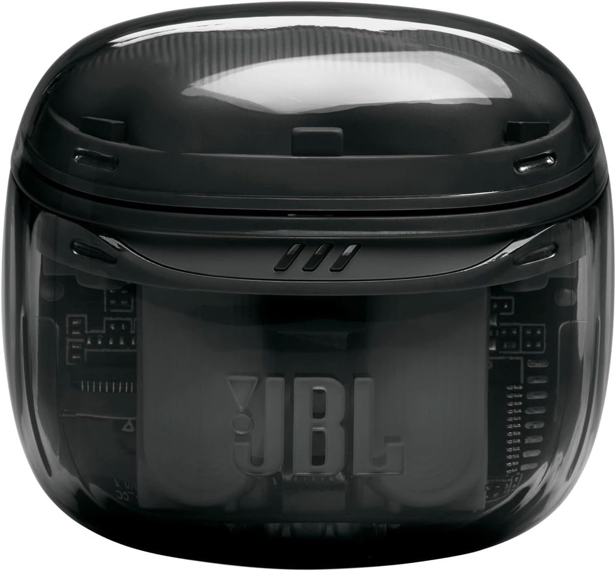 JBL Tune Flex 2 earbuds held in hand to show size and comfortable fit