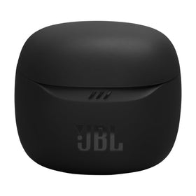 JBL Tune Flex 2 earbuds during pairing emphasizing ease of use.