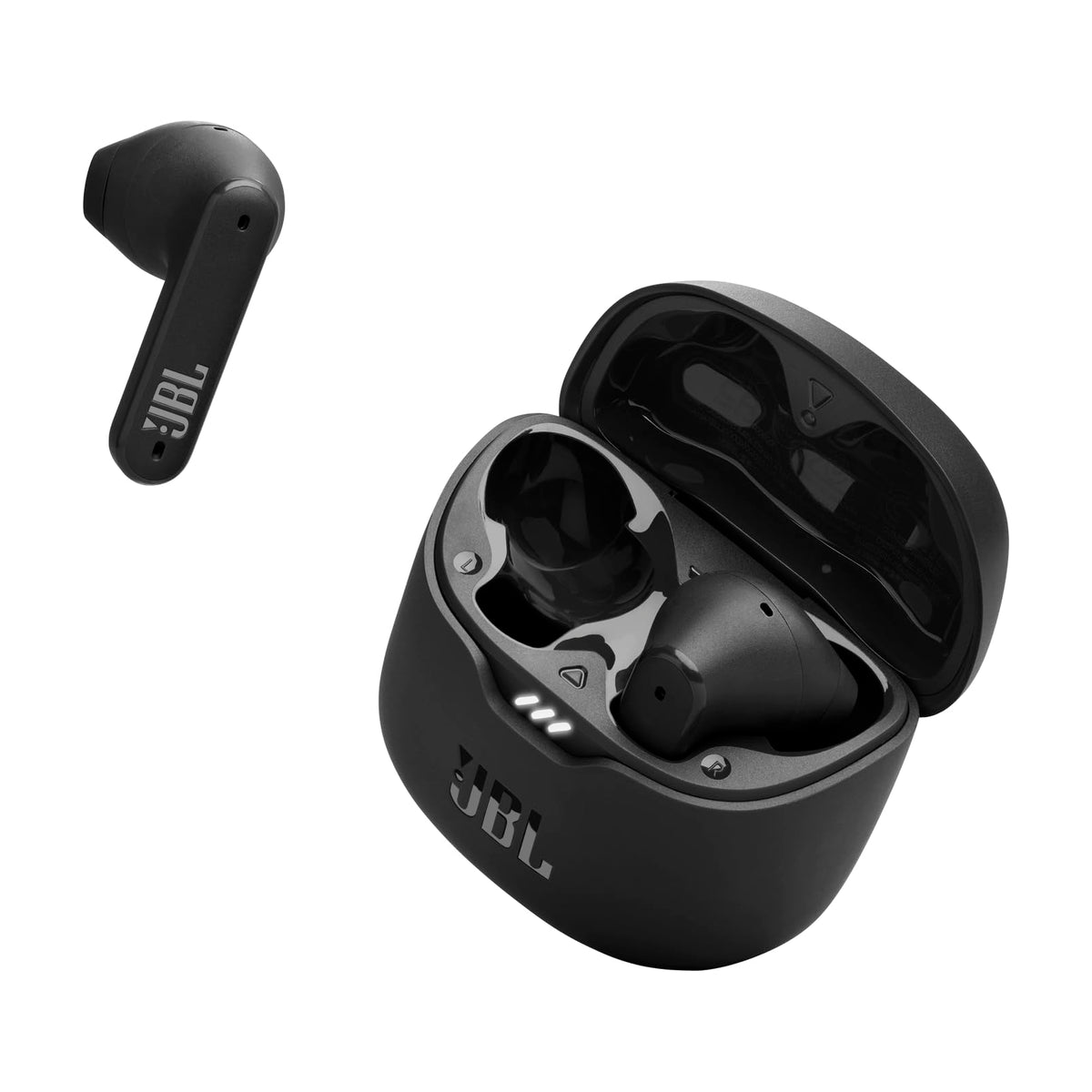 JBL Tune Flex touch controls simplify music and call management.