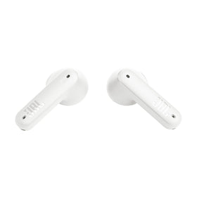 JBL Tune Flex with water droplets illustrating IPX4 resistance for sweat and rain protection