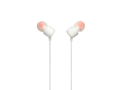 JBL Tune 110 earphones with 9mm drivers delivering deep bass on the go