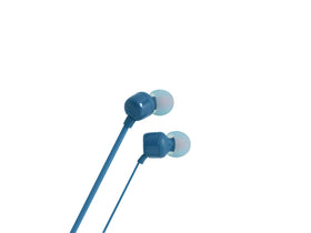 JBL Tune110 wearing comfort shot shows secure fit during activity