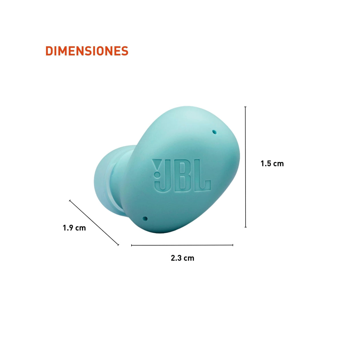 JBL Vibe Buds 2 worn by runner illustrating secure fit and sweat resistance