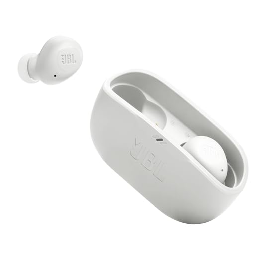 JBL Vibe Buds 2 left earbud touch control demonstrating quick mode switches