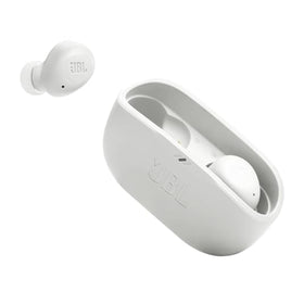 JBL Vibe Buds 2 left earbud touch control demonstrating quick mode switches
