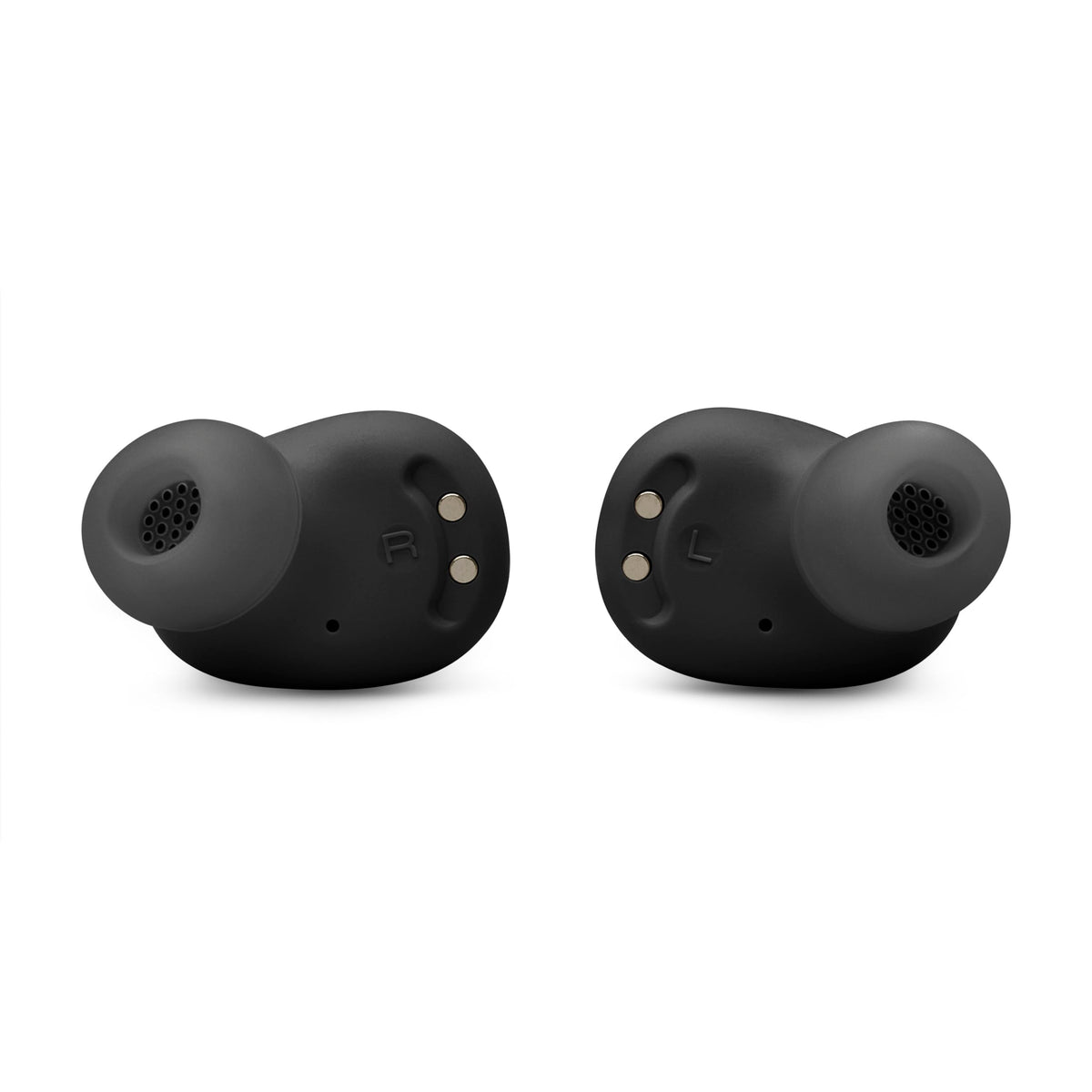 Retail packaging of JBL Vibe Buds 2 in black, showing product presentation and branding