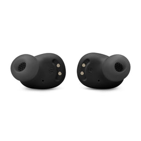 Retail packaging of JBL Vibe Buds 2 in black, showing product presentation and branding