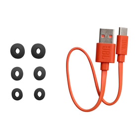 JBL Vibe Buds worn in ear demonstrating secure fit and comfortable all-day use