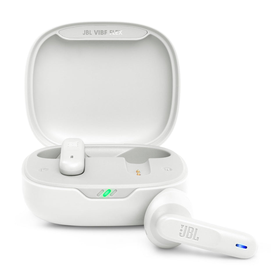 JBL Vibe Flex earbuds delivering deep bass for on-the-go listening