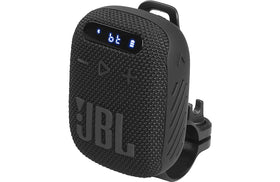 JBL Wind 3 front view on a compact bike speaker for on-the-go listening