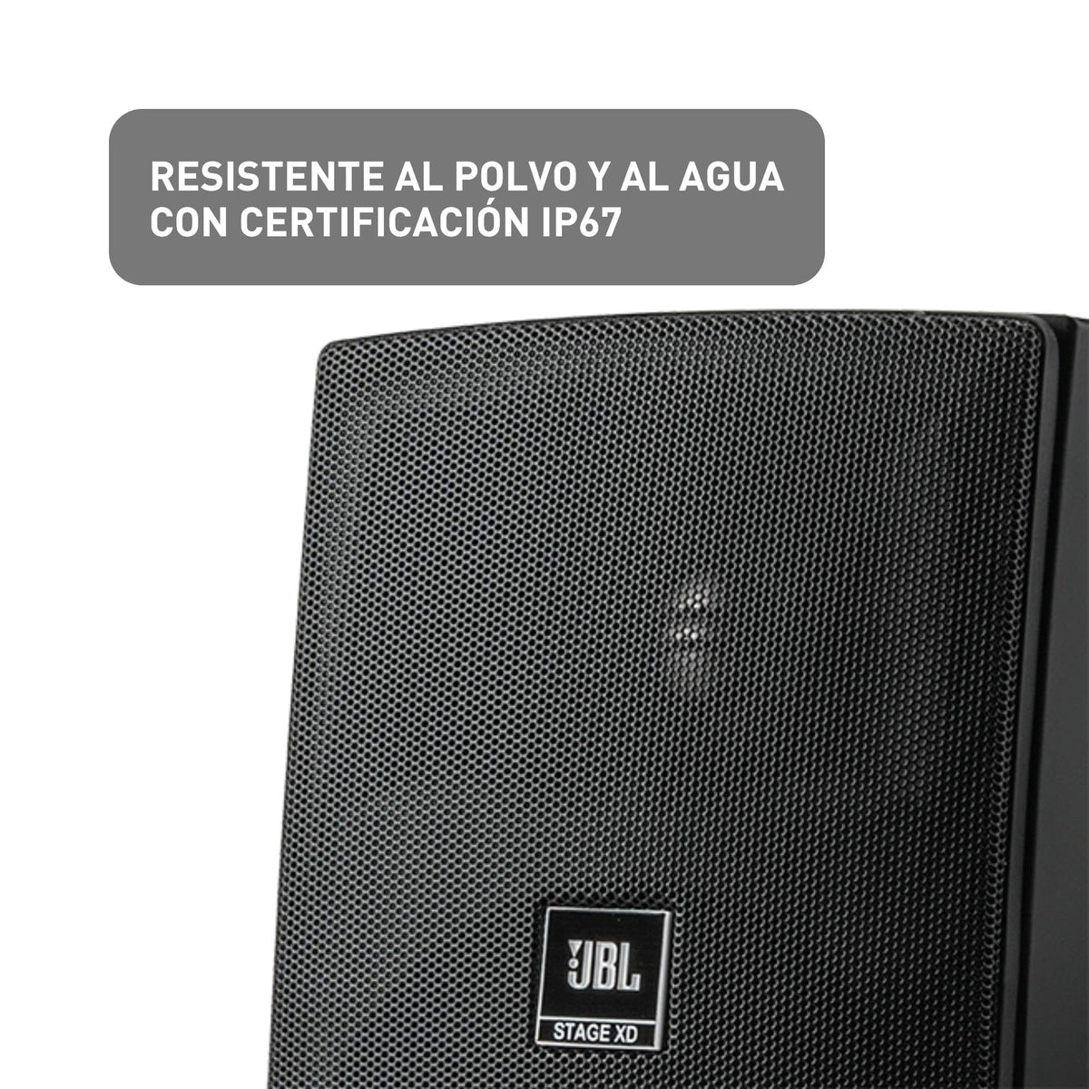 JBL XD-5 1-inch aluminum tweeters deliver crisp high-frequency detail.