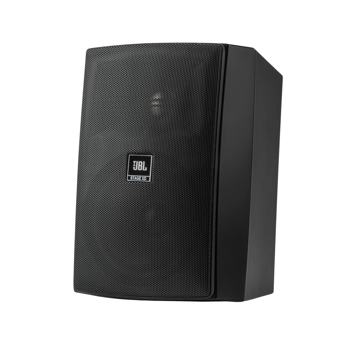 JBL XD-6 front view highlighting all-weather design for indoor and outdoor use.