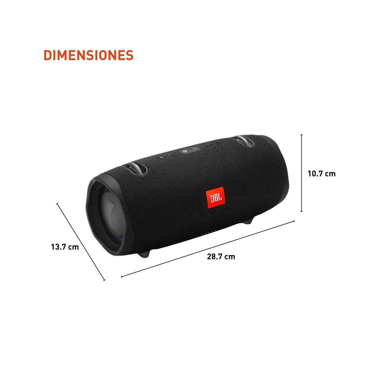 JBL Xtreme 2 durable fabric close-up shows sturdy build