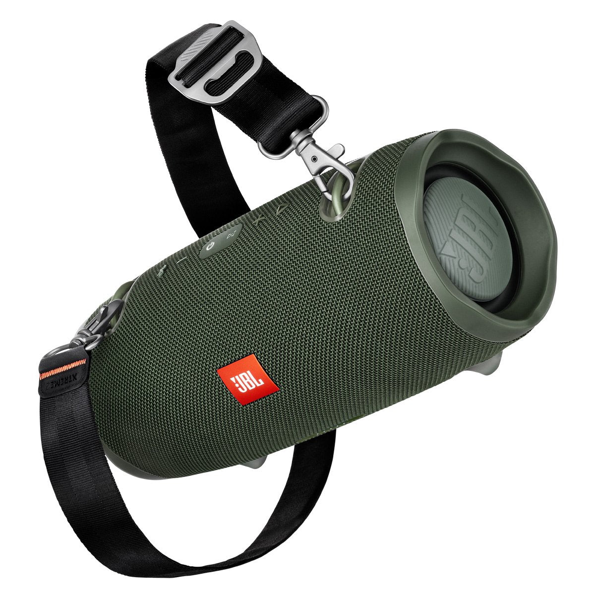 JBL Xtreme 2 Green living room setup for immersive home listening.