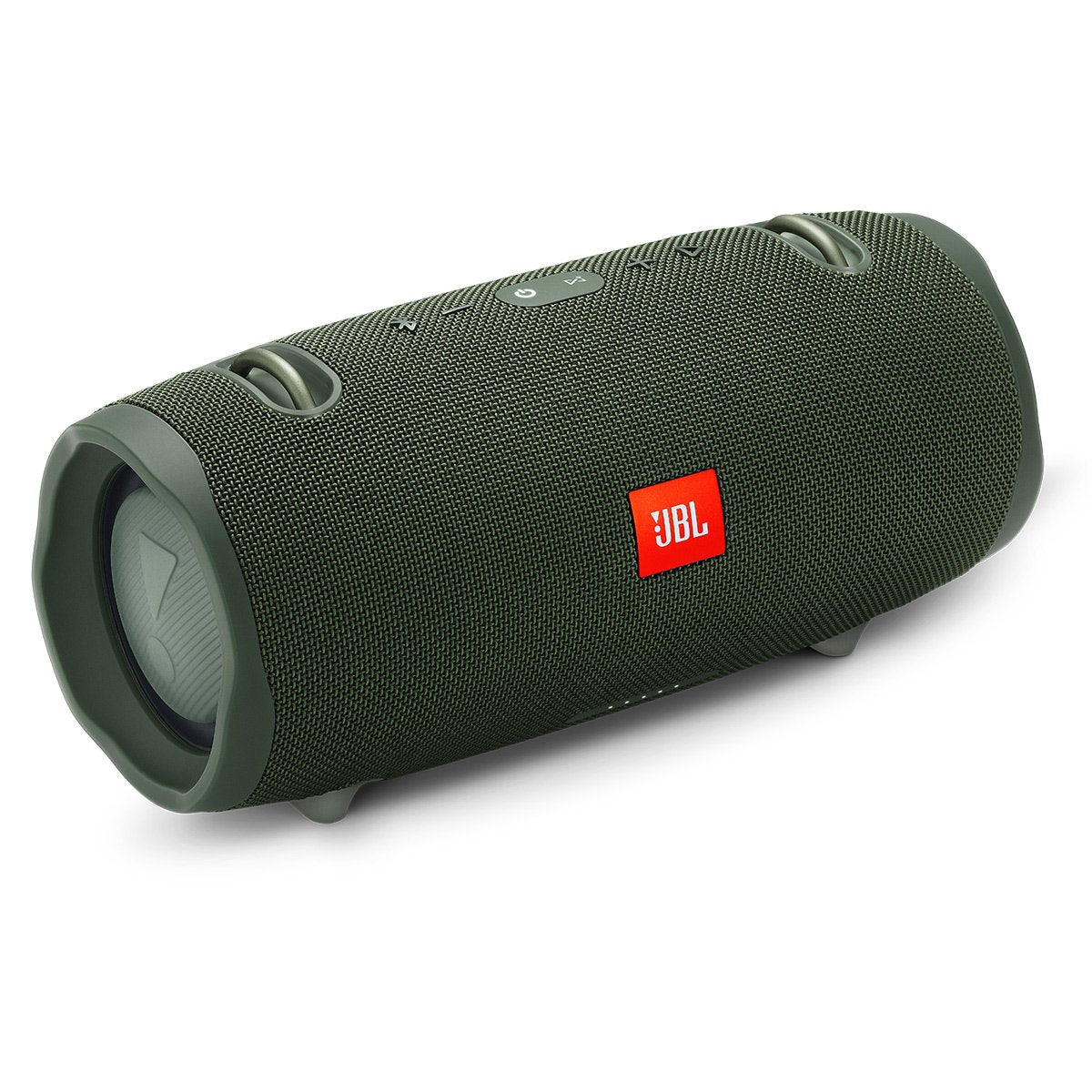 JBL Xtreme 2 Green top controls enabling quick pairing and setup.