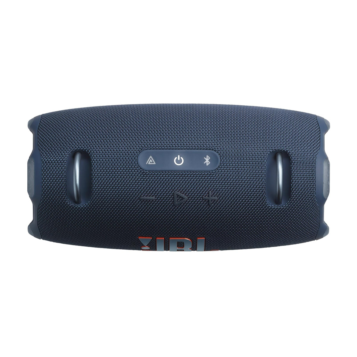 JBL Xtreme 4 blue side profile highlighting rugged portability.