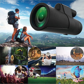 JBSZTH monocular 12x50 wide objective lens improves light intake