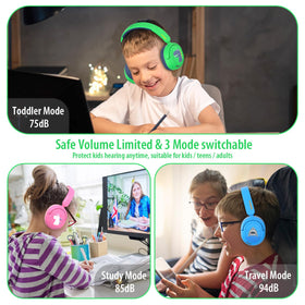 JBUNION headphones with built-in microphone for online learning