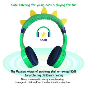 JBUNION Over-ear design ensures comfortable all-day wear for kids.