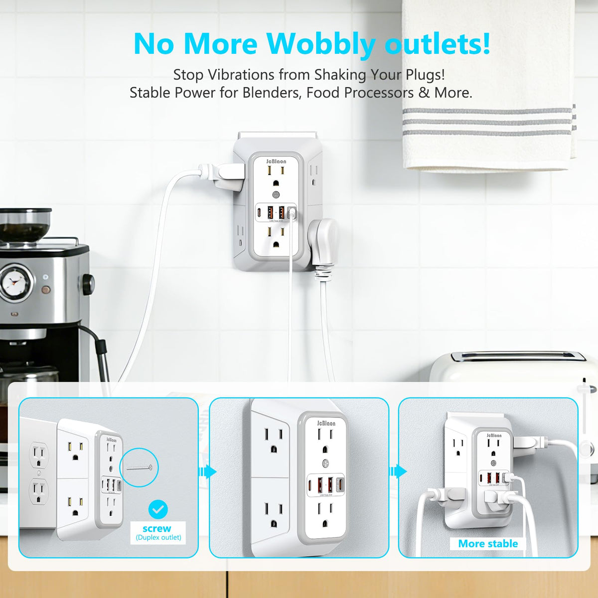JcBlaon USB smart charging PD20W for fast power delivery