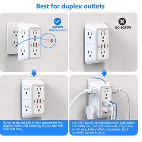 JcBlaon ETL-certified power strip emphasizes safety and reliable performance.
