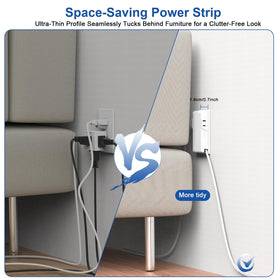JcBlaon flat plug with 45 degree angle for tight spaces