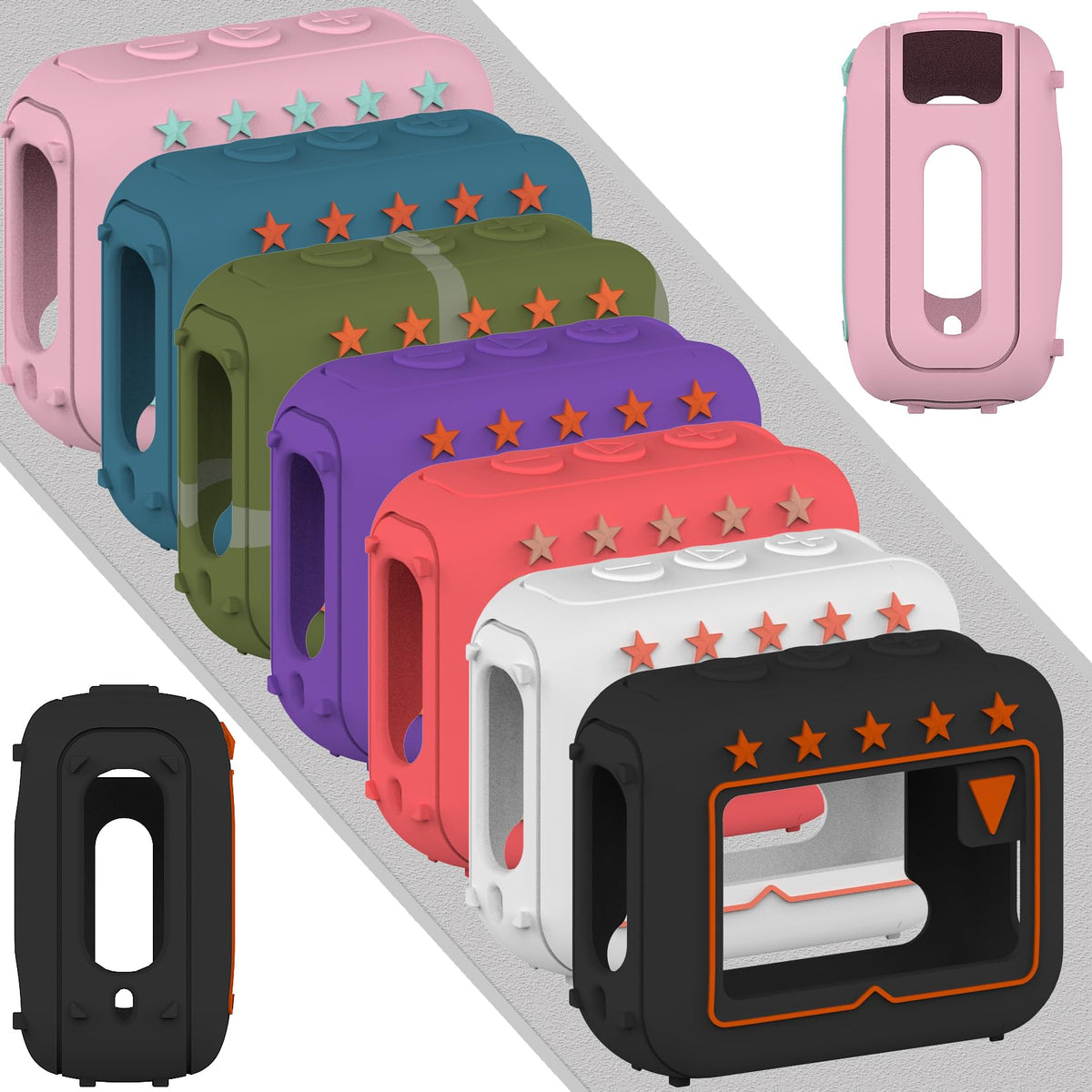 Colorful JCHPINE accessories for JBL Go 4 case options