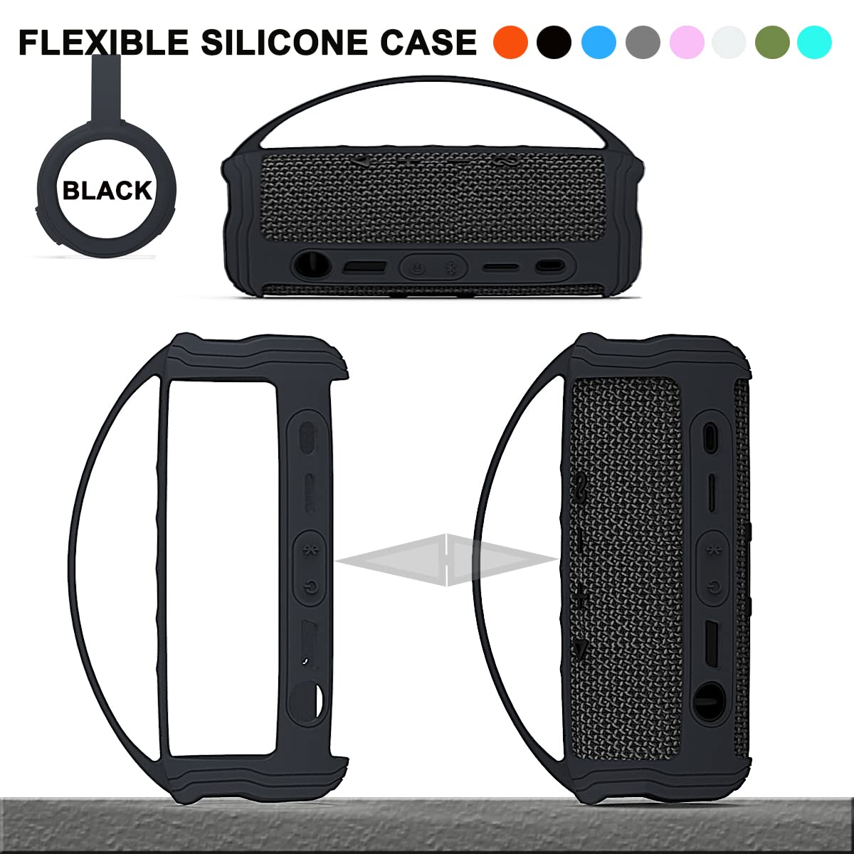 JCHPINE case charging port cutout allowing easy charging access