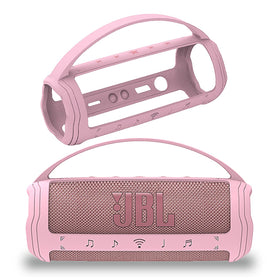 JCHPINE pink case front view showing neat fit and soft protection
