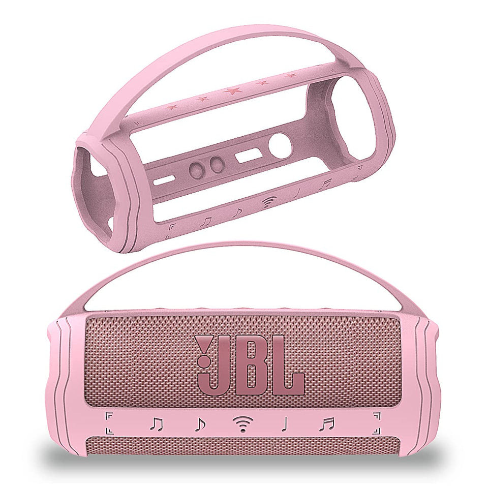 JCHPINE pink case front view showing neat fit and soft protection