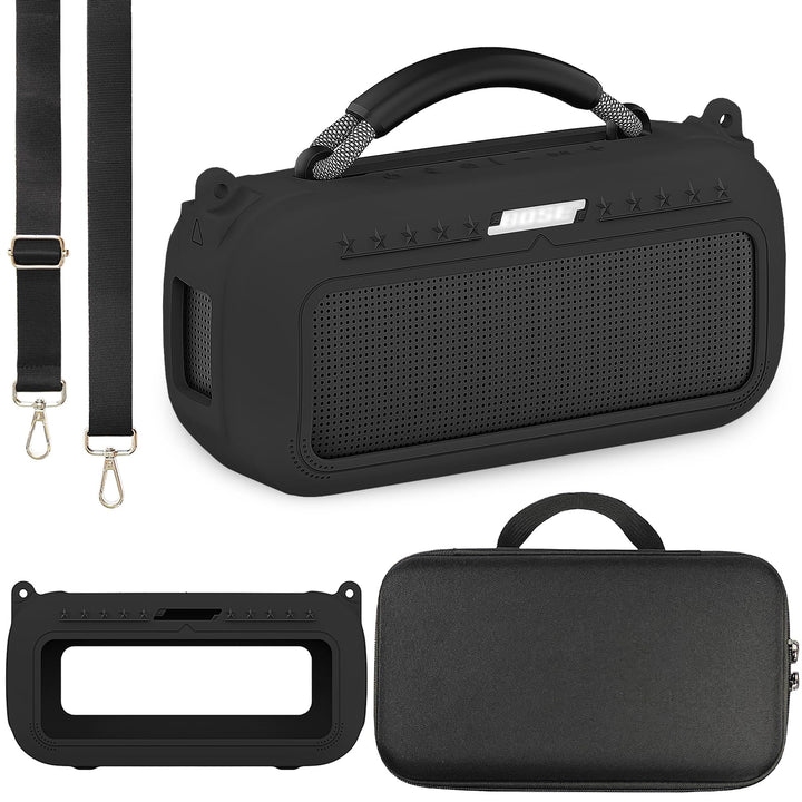 JCHPINE front view of case and silicone cover showing protection and style