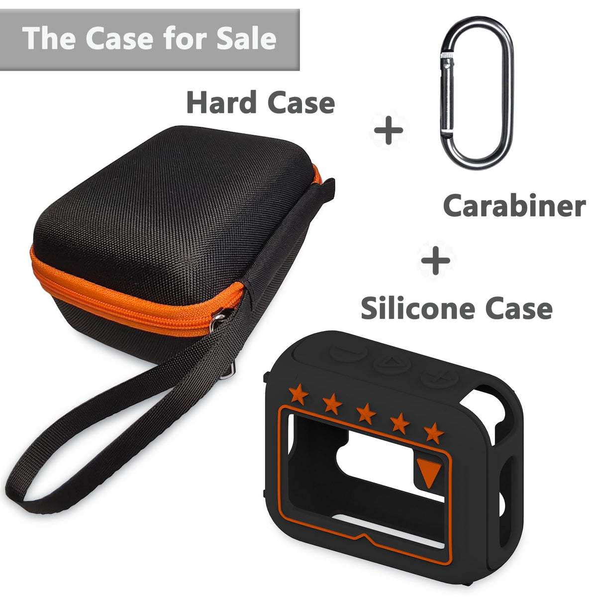 Hard travel case for JBL Go 4 by JCHPINE for safe transport