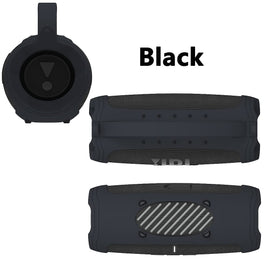 Protective silicone shell guards against bumps and scratches during travel