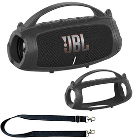 JCHPINE silicone cover for JBL Charge 5 with soft touch protects the speaker