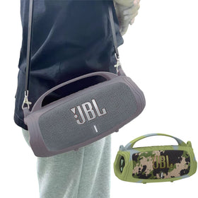 JCHPINE JBL Charge 5 silicone cover with precise port cutout supports easy charging.