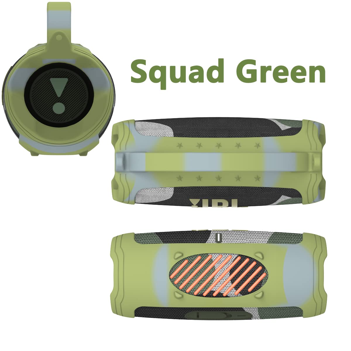 JCHPINE camouflage case includes a carrying strap for hands-free transport.