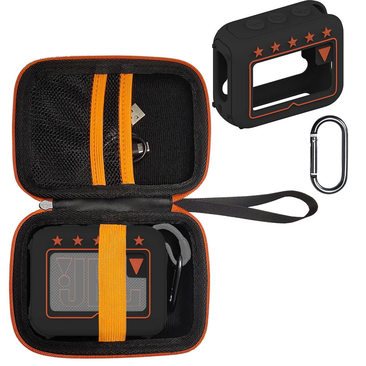 Protective carry handle on the Go 4 case for easy portability