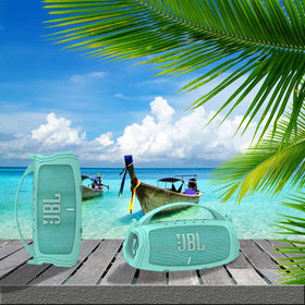 JCHPINE protective skin for JBL Charge 5 in teal color.