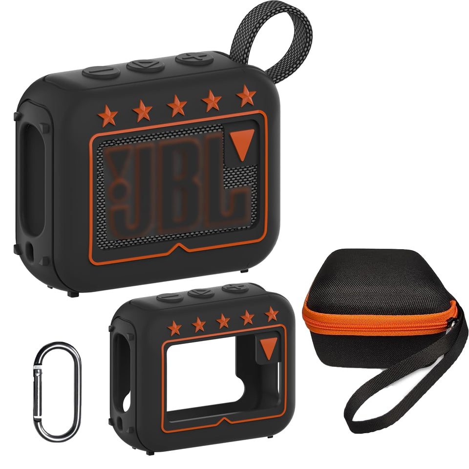 JCHPINE silicone cover for JBL Go 4 protects with a soft touch