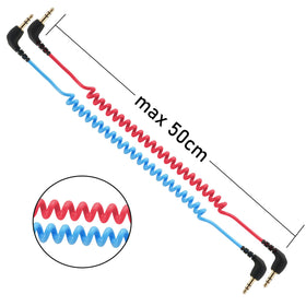 JCMOYUTY red and blue color-coded cables for fast channel identification