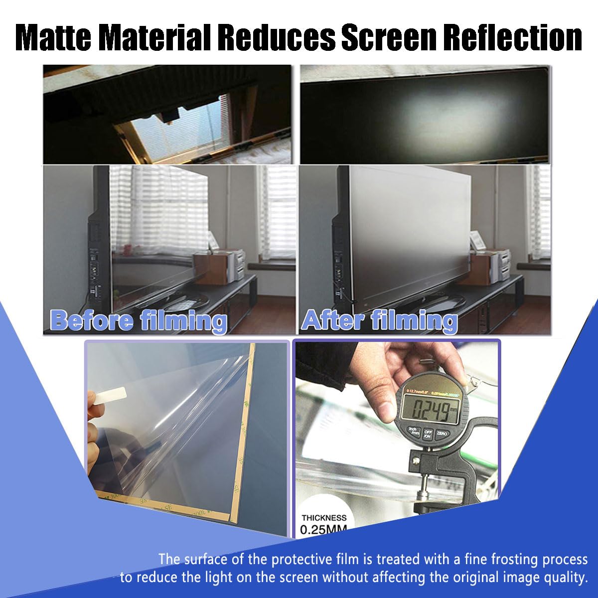 JC SKY dustproof film shields screen from dust while preserving clarity