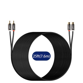 J&D dual shielding design reduces interference for clearer audio signals.