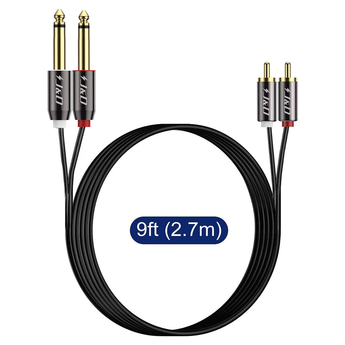 J&D dual RCA and TS ends enable parallel connections and flexible configurations