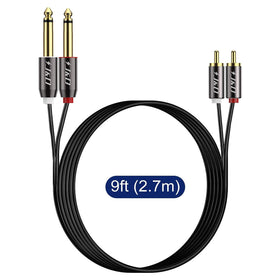 J&D dual RCA and TS ends enable parallel connections and flexible configurations