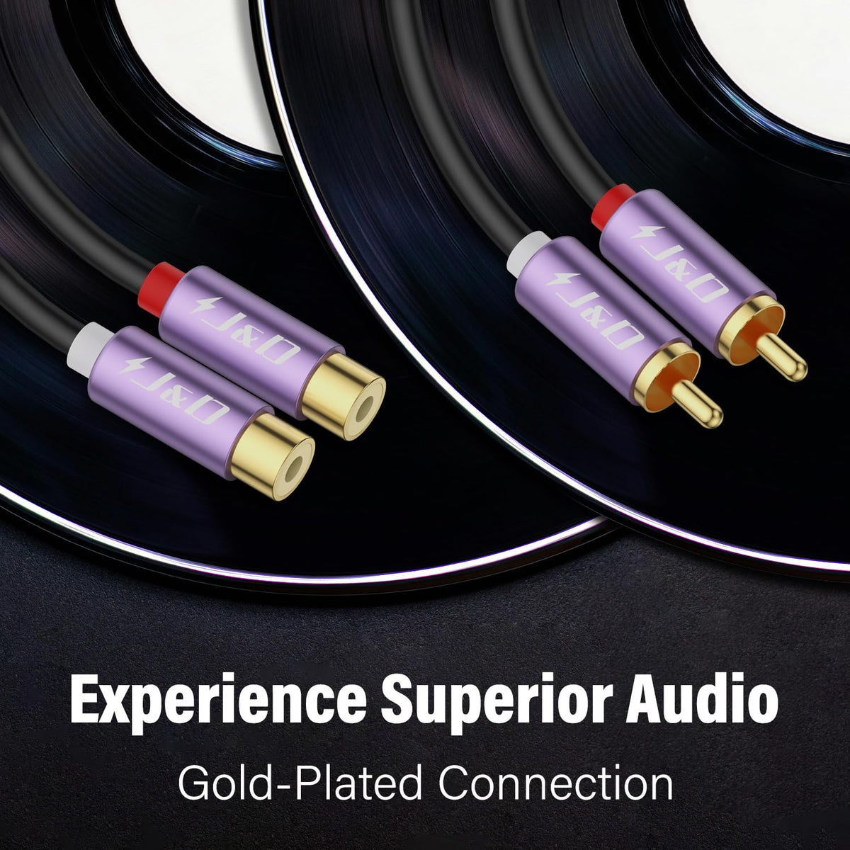 J&D gold-plated ends illustrate durable, corrosion-resistant design for long-term use.