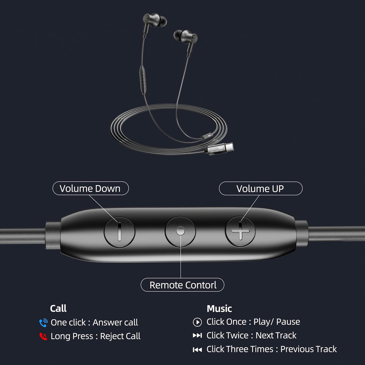 jechan earbuds in pocket showing compact carry convenience