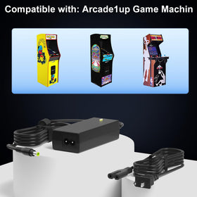 Jeestam 12V power cord fits retro cabinets or cocktail tables with ease.